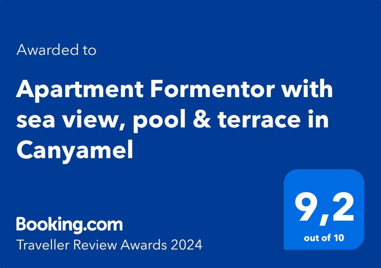Apartment 4B Formentor Sea View & Pool In Canamel Canyamel  Exterior photo